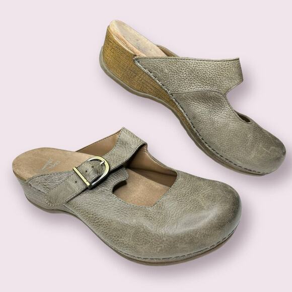 Dansko Mary Jane Mule Clogs - Picture 3 of 7